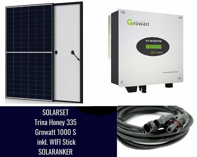 1005 Watt Einspeiseanlage Solaranlage